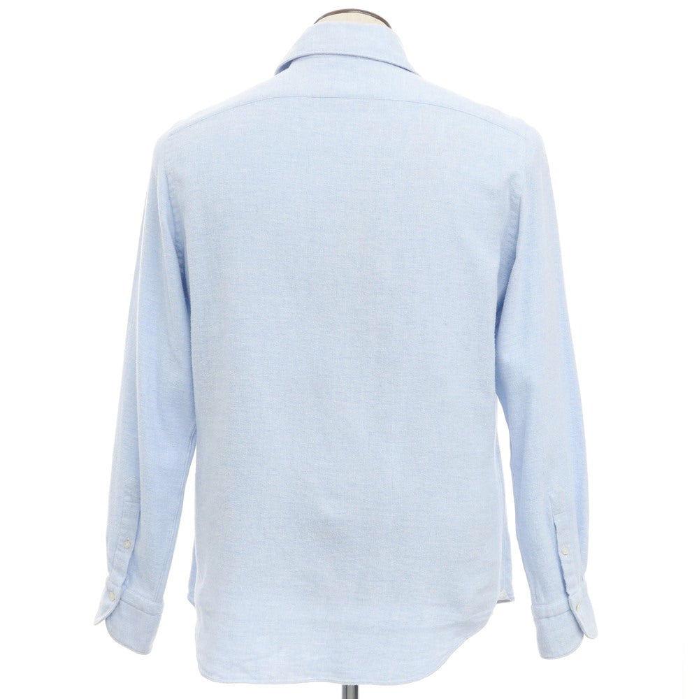 [Used] Finamore Cotton Horizontal Collar Shirt Light Blue [Size 43] [BLU] [A/W] [Condition Rank B] ​​[Men&