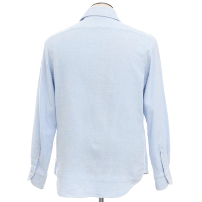 [Used] Finamore Cotton Horizontal Collar Shirt Light Blue [Size 43] [BLU] [A/W] [Condition Rank B] ​​[Men&