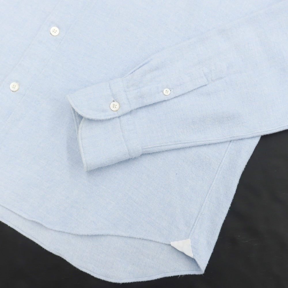 [Used] Finamore Cotton Horizontal Collar Shirt Light Blue [Size 43] [BLU] [A/W] [Condition Rank B] ​​[Men&