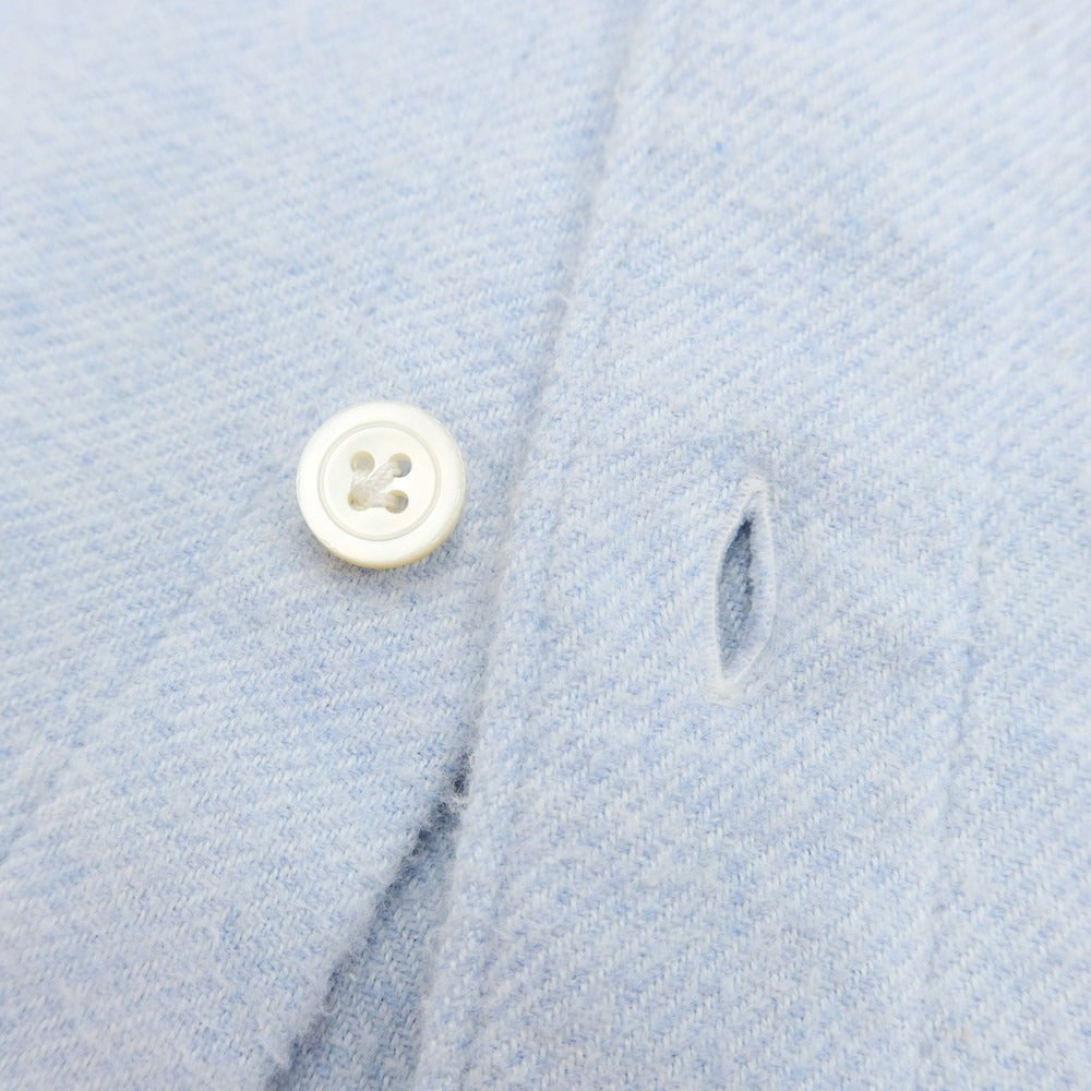 [Used] Finamore Cotton Horizontal Collar Shirt Light Blue [Size 43] [BLU] [A/W] [Condition Rank B] ​​[Men&