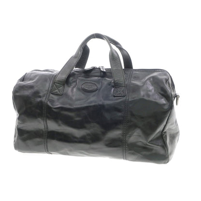 [Used] Fossil Full Leather Boston Bag Black [W52xH29xD21] [BLK] [S/S/A/W] [Condition Rank C] [Men&
