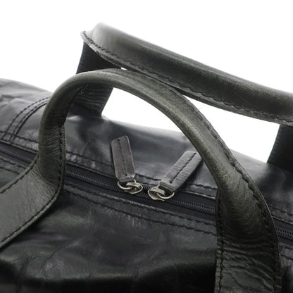 [Used] Fossil Full Leather Boston Bag Black [W52xH29xD21] [BLK] [S/S/A/W] [Condition Rank C] [Men&