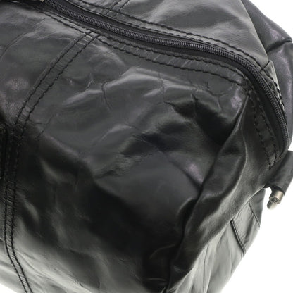 [Used] Fossil Full Leather Boston Bag Black [W52xH29xD21] [BLK] [S/S/A/W] [Condition Rank C] [Men&