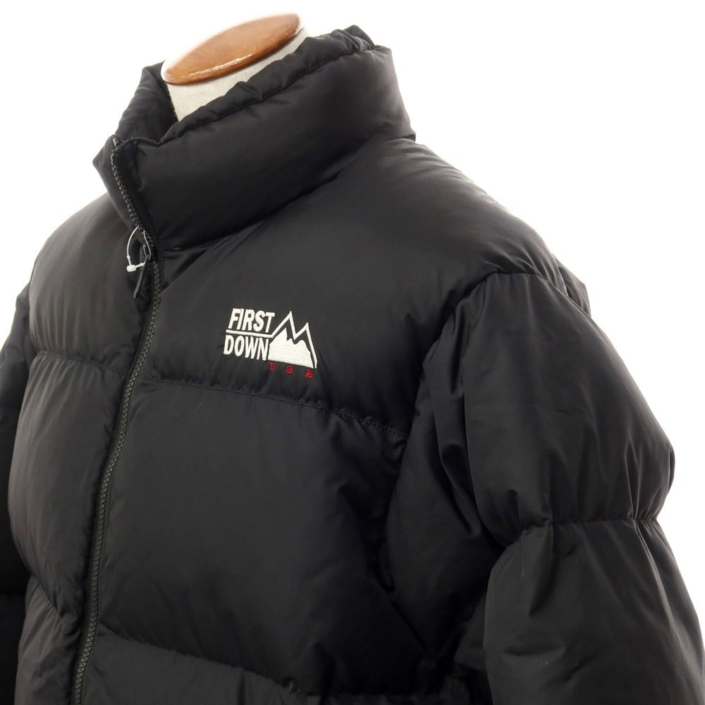 [Used] First Down FIRST DOWN Polyester Down Jacket Blouson Black [Size M] [BLK] [A/W] [Condition Rank C] [Men&