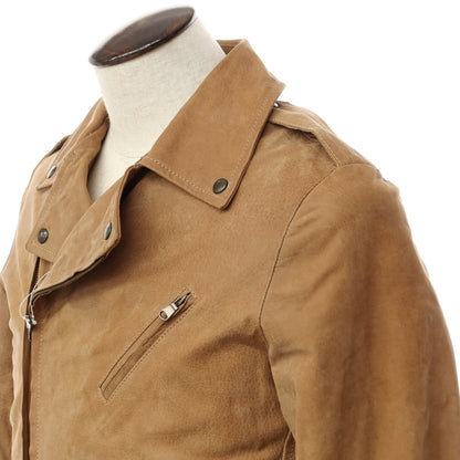 [Used] Salvatore Santoro Leather Double Riders Jacket Light Brown [Size 48] [BRW] [A/W] [Condition Rank C] [Men&