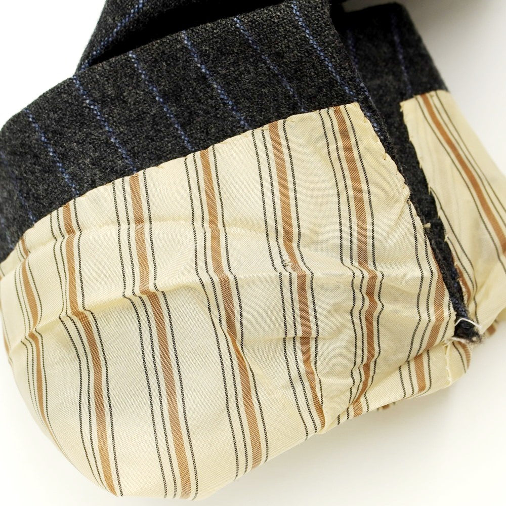 [Used] BOGLIOLI Wool Striped Tailored Jacket Gray x Blue [Size 46 Drop.6] [GRY] [A/W] [Condition Rank B] ​​[Men&