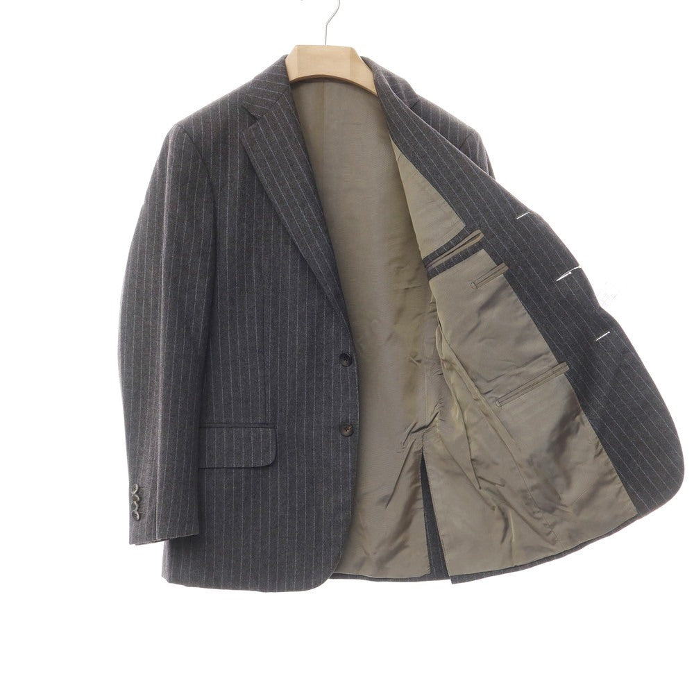 [Used] BOGLIOLI Wool Striped Tailored Jacket Gray x Blue [Size 46 Drop.6] [GRY] [A/W] [Condition Rank B] ​​[Men&