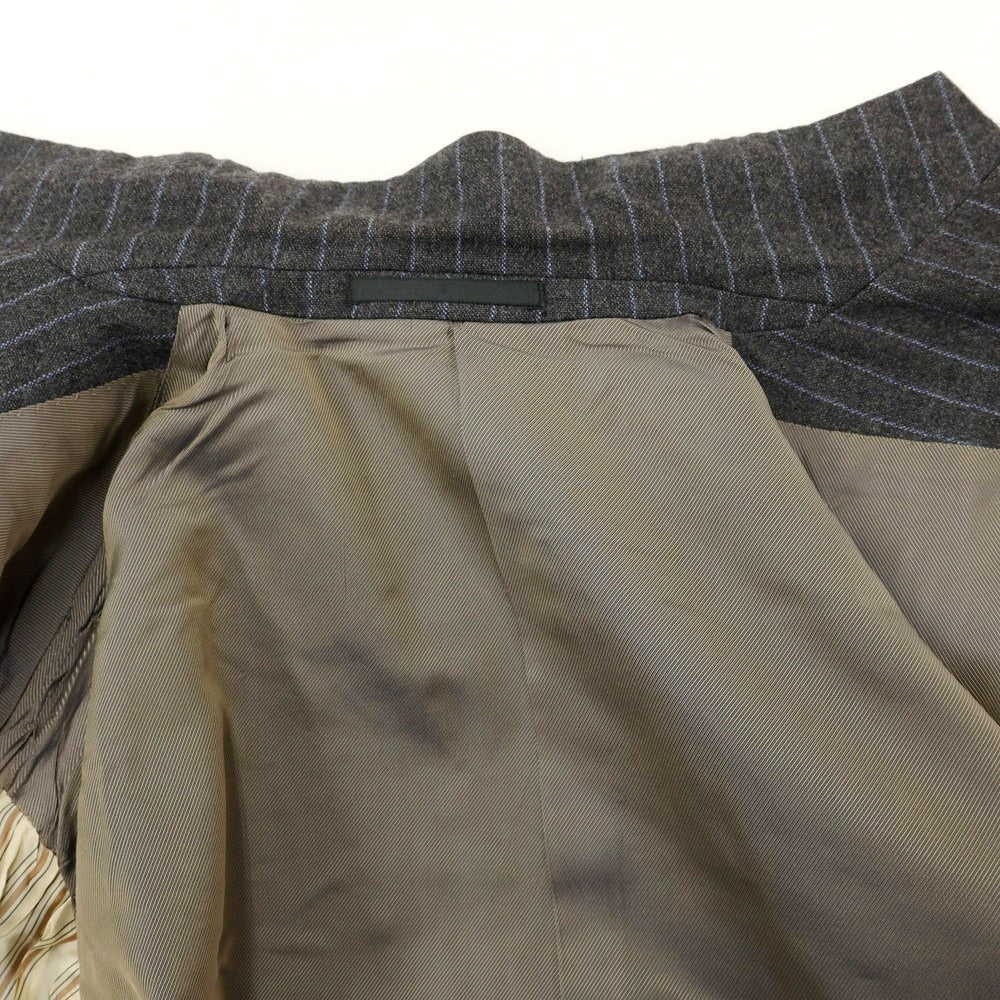 [Used] BOGLIOLI Wool Striped Tailored Jacket Gray x Blue [Size 46 Drop.6] [GRY] [A/W] [Condition Rank B] ​​[Men&