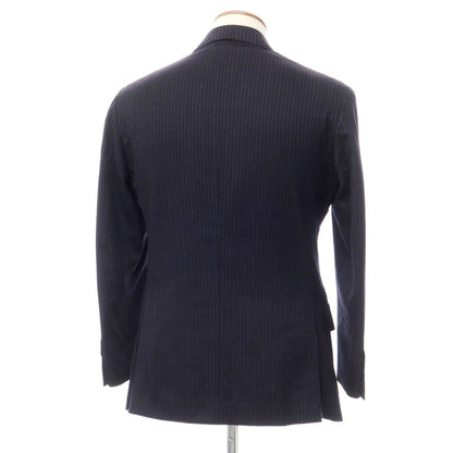 [Used] BOGLIOLI Wool Striped Tailored Jacket Navy x Gray [Size 46 Drop.6] [NVY] [A/W] [Condition Rank B] ​​[Men&