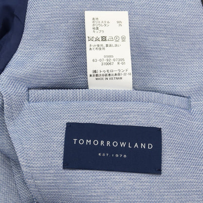 [Used] TOMORROWLAND Polyester 3B Casual Jacket Light Blue [Size 44] [BLU] [S/S] [Condition Rank C] [Men&