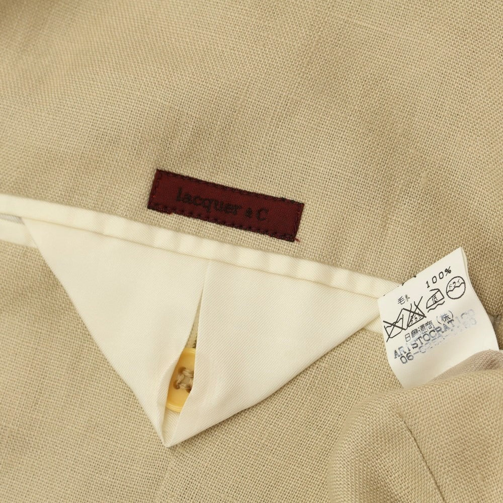 [Used] Lacquer&amp;amp;c Linen 3B Casual Jacket Beige [Size 48] [BEI] [S/S] [Condition Rank B] ​​[Men&