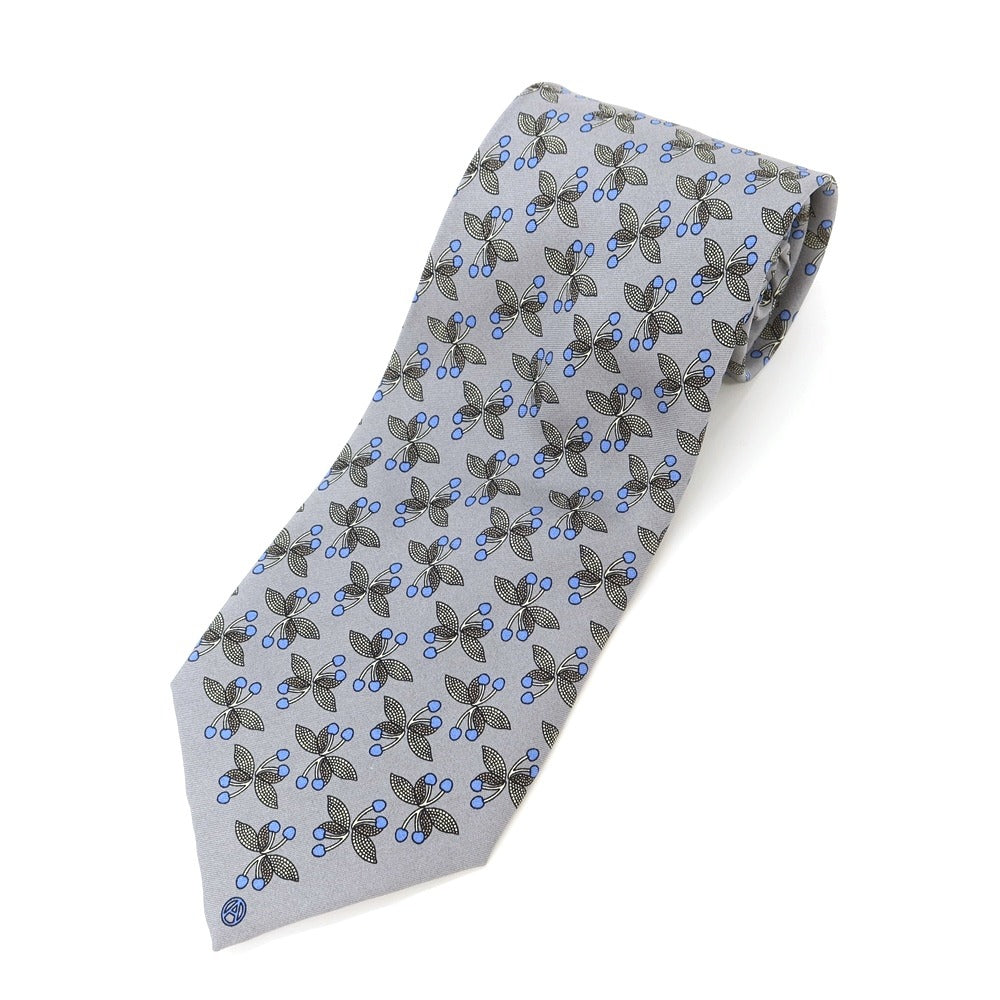 [Used] Arnis ARNYS Printed Tri-Fold Silk Tie Light Grey [GRY] [S/S/A/W] [Condition Rank B] ​​[Men&