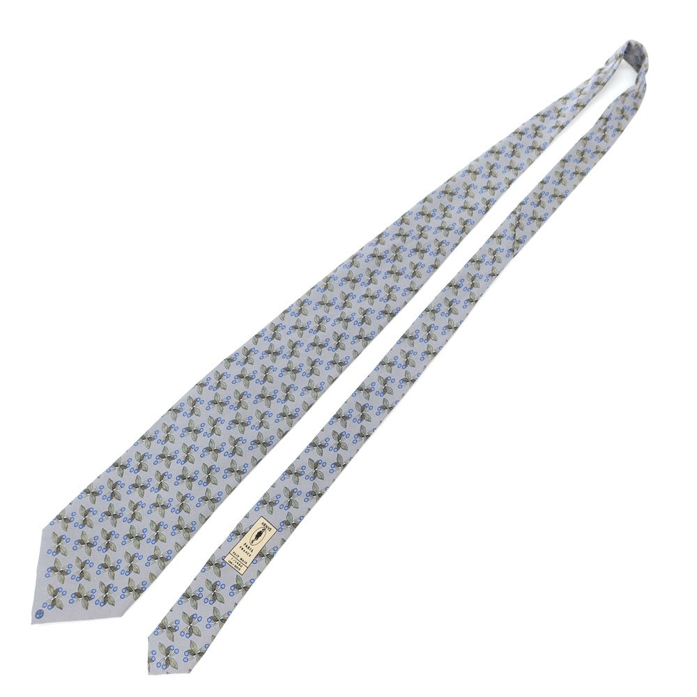 [Used] Arnis ARNYS Printed Tri-Fold Silk Tie Light Grey [GRY] [S/S/A/W] [Condition Rank B] ​​[Men&