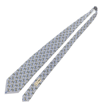 [Used] Arnis ARNYS Printed Tri-Fold Silk Tie Light Grey [GRY] [S/S/A/W] [Condition Rank B] ​​[Men&