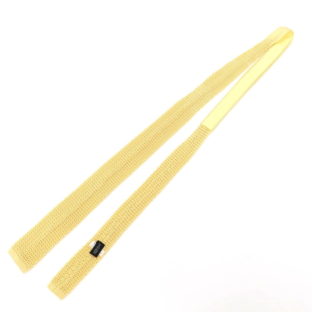 【中古】フェアファクス FAIRFAX シルク ニットタイ ネクタイ クリームイエロー【YEL】【S/S/A/W】【状態ランクB】【メンズ】【769176】