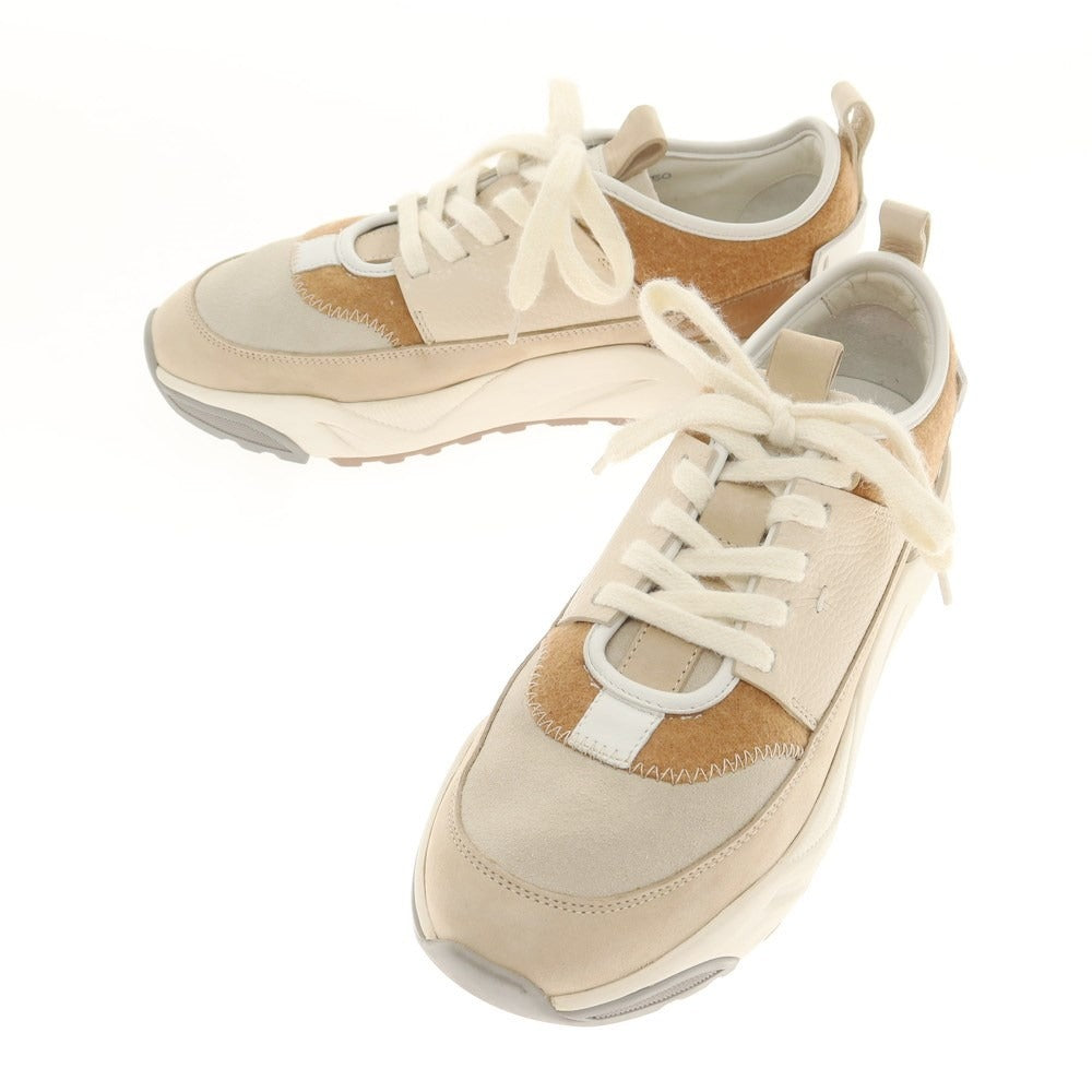 [Used] Santoni Leather Sneakers Beige x Brown [Size 39] [BEI] [S/S/A/W] [Condition Rank B] ​​[Men&