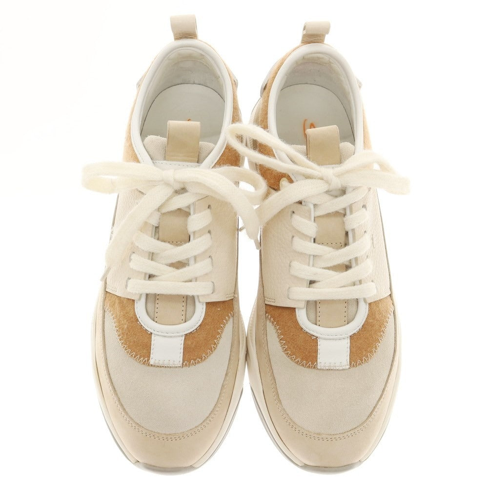 [Used] Santoni Leather Sneakers Beige x Brown [Size 39] [BEI] [S/S/A/W] [Condition Rank B] ​​[Men&