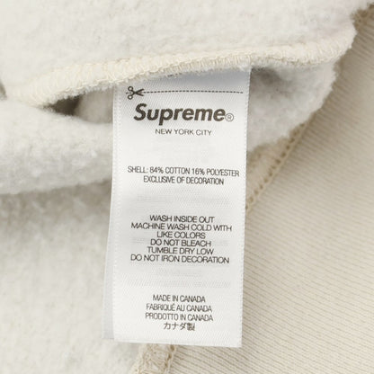 [Used] Supreme 2023 Spring/Summer Overdyed S Logo Hooded Sweatshirt, brushed cotton-polyester pullover hoodie, beige [Size M] [BEI] [A/W] [Condition Rank C] [Men&