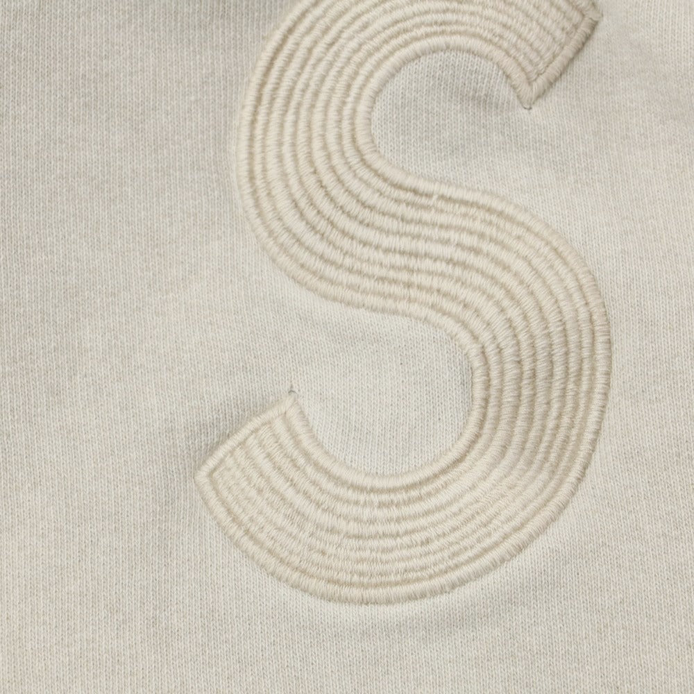 [Used] Supreme 2023 Spring/Summer Overdyed S Logo Hooded Sweatshirt, brushed cotton-polyester pullover hoodie, beige [Size M] [BEI] [A/W] [Condition Rank C] [Men&