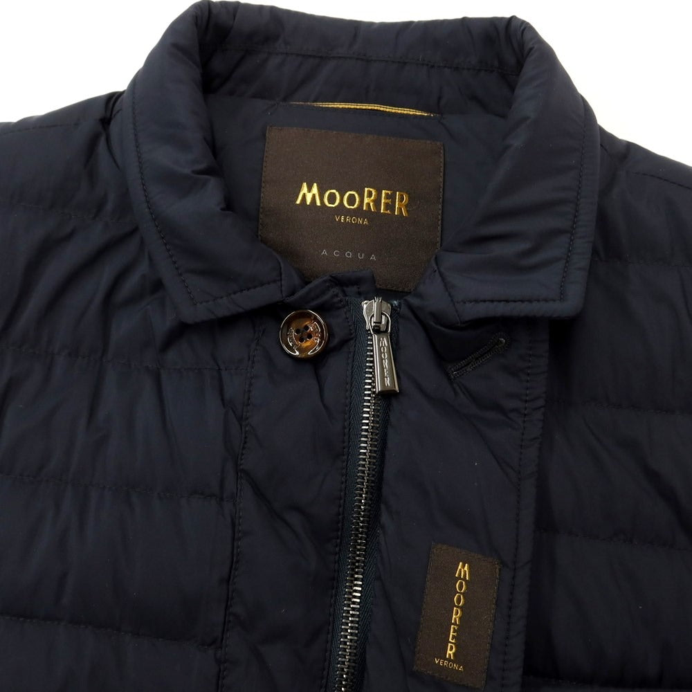 [Used] MOORER Nylon Down Jacket Blouson Dark Navy [Size 52] [NVY] [A/W] [Condition Rank B] ​​[Men&