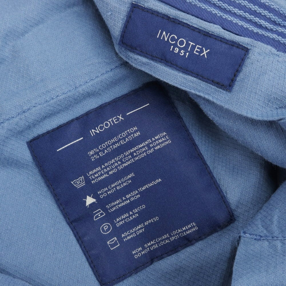[Used] INCOTEX Cotton Casual Slacks Pants Light Blue [Size 56] [BLU] [S/S] [Condition Rank C] [Men&