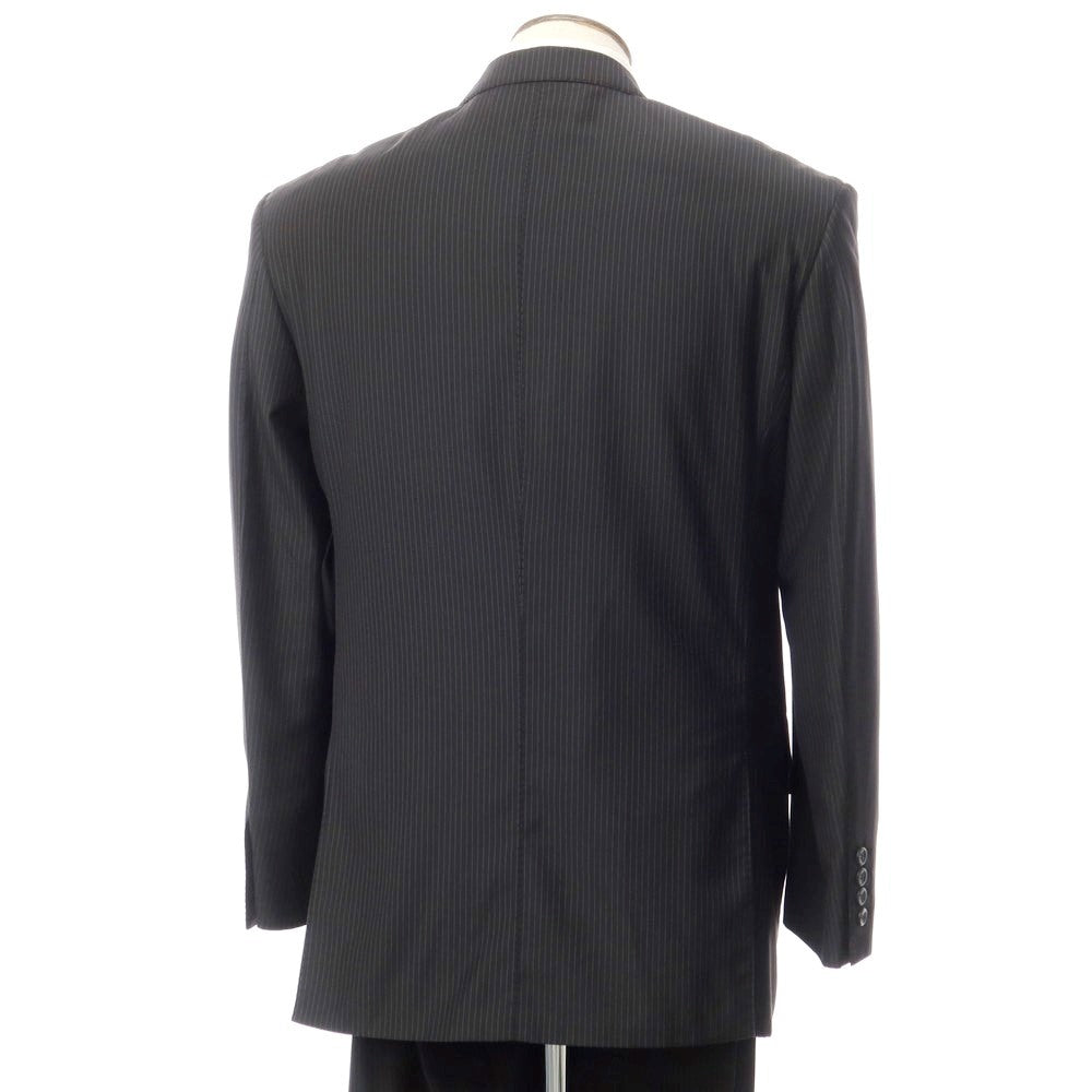 [Used] Barneys New York Wool Pinstripe 3-Button Suit Black x Beige [Size XL] [BLK] [S/S/A/W] [Condition Rank C] [Men&