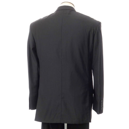 [Used] Barneys New York Wool Pinstripe 3-Button Suit Black x Beige [Size XL] [BLK] [S/S/A/W] [Condition Rank C] [Men&