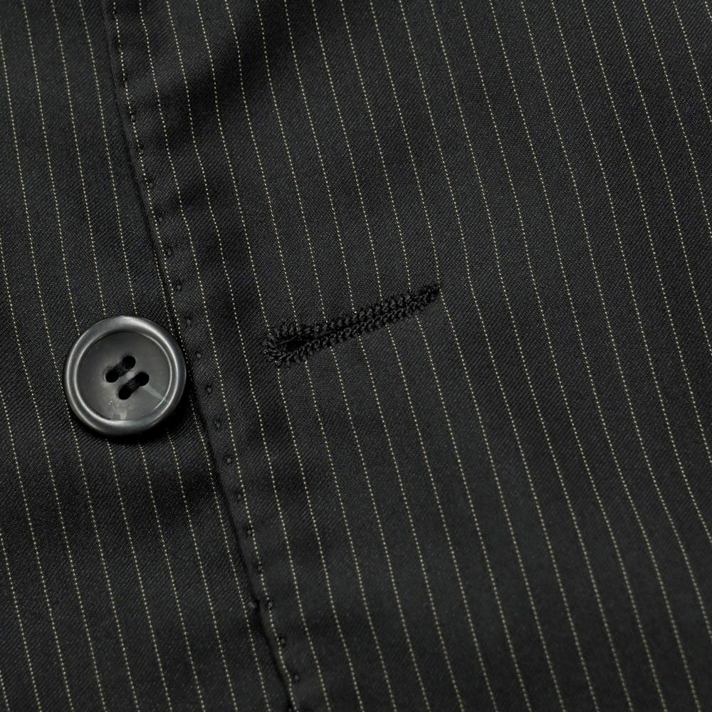 [Used] Barneys New York Wool Pinstripe 3-Button Suit Black x Beige [Size XL] [BLK] [S/S/A/W] [Condition Rank C] [Men&