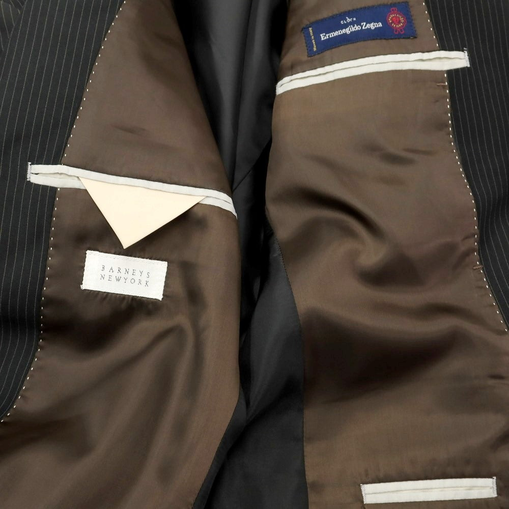 [Used] Barneys New York Wool Pinstripe 3-Button Suit Black x Beige [Size XL] [BLK] [S/S/A/W] [Condition Rank C] [Men&