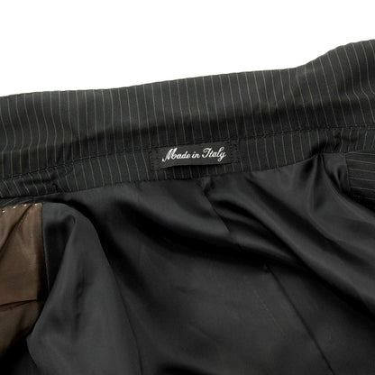 [Used] Barneys New York Wool Pinstripe 3-Button Suit Black x Beige [Size XL] [BLK] [S/S/A/W] [Condition Rank C] [Men&