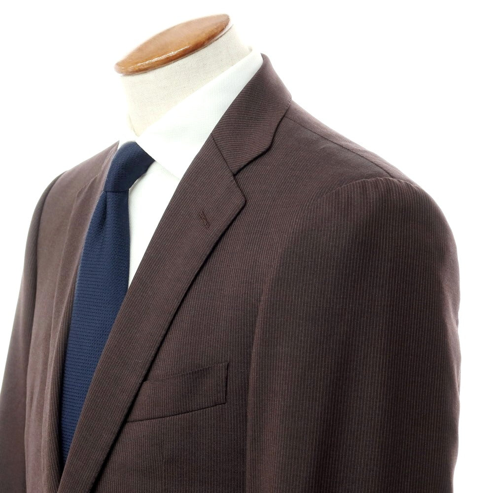 [Used] Theory Stretch Wool Striped 2-Button Suit Dark Brown x Orange [Size 38/31] [BRW] [A/W] [Condition Rank B] ​​[Men&