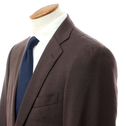 [Used] Theory Stretch Wool Striped 2-Button Suit Dark Brown x Orange [Size 38/31] [BRW] [A/W] [Condition Rank B] ​​[Men&