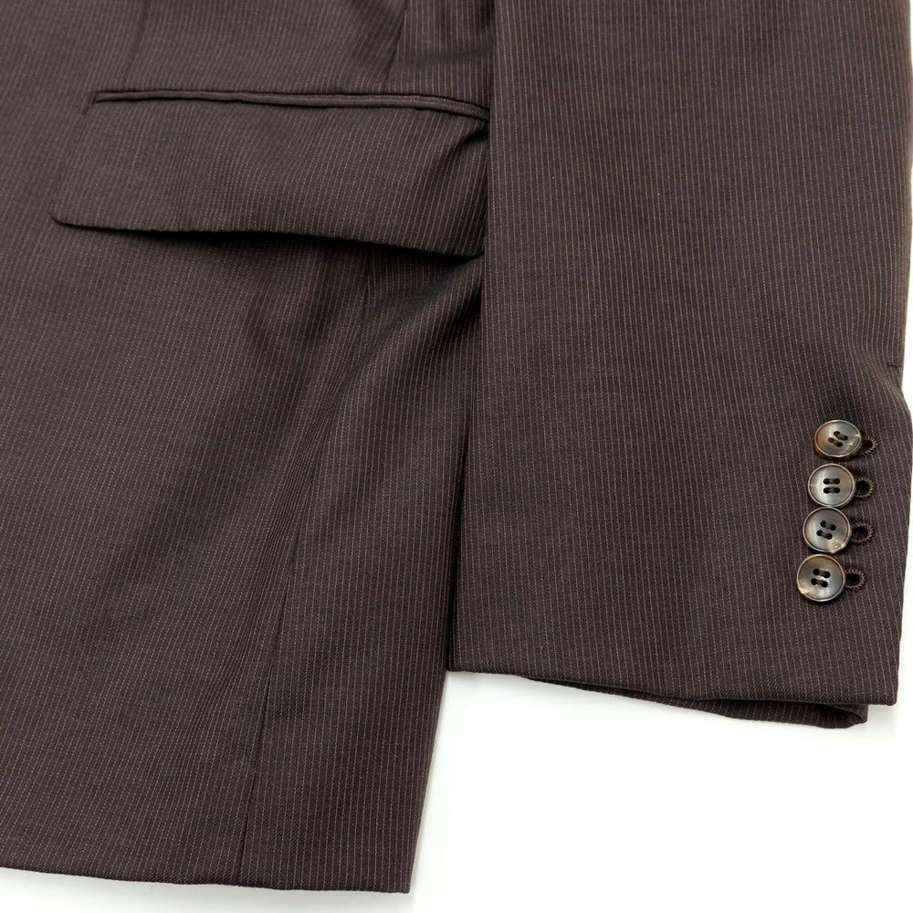 [Used] Theory Stretch Wool Striped 2-Button Suit Dark Brown x Orange [Size 38/31] [BRW] [A/W] [Condition Rank B] ​​[Men&