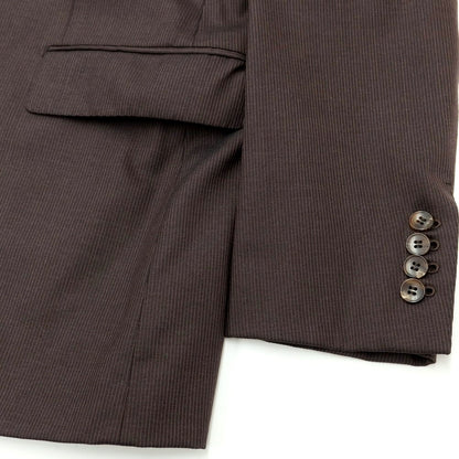 [Used] Theory Stretch Wool Striped 2-Button Suit Dark Brown x Orange [Size 38/31] [BRW] [A/W] [Condition Rank B] ​​[Men&