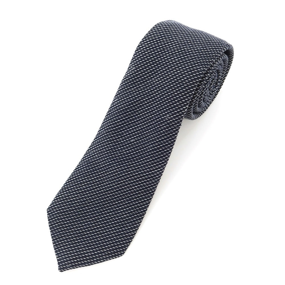 【中古】ディオールオム Dior Homme 3つ折り シルク ネクタイ ネイビー【NVY】【S/S/A/W】【状態ランクC】【メンズ】【769176】