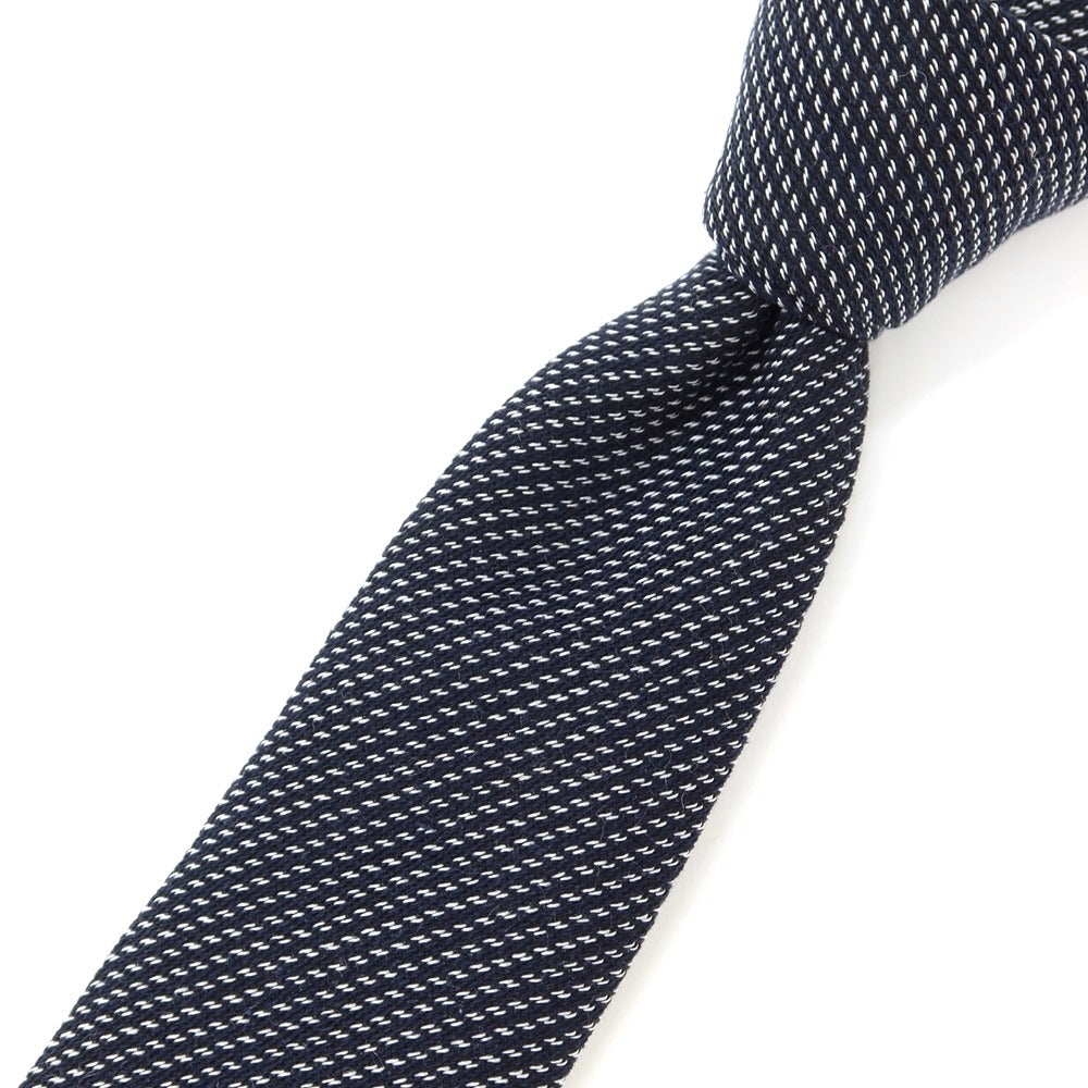 【中古】ディオールオム Dior Homme 3つ折り シルク ネクタイ ネイビー【NVY】【S/S/A/W】【状態ランクC】【メンズ】【769176】