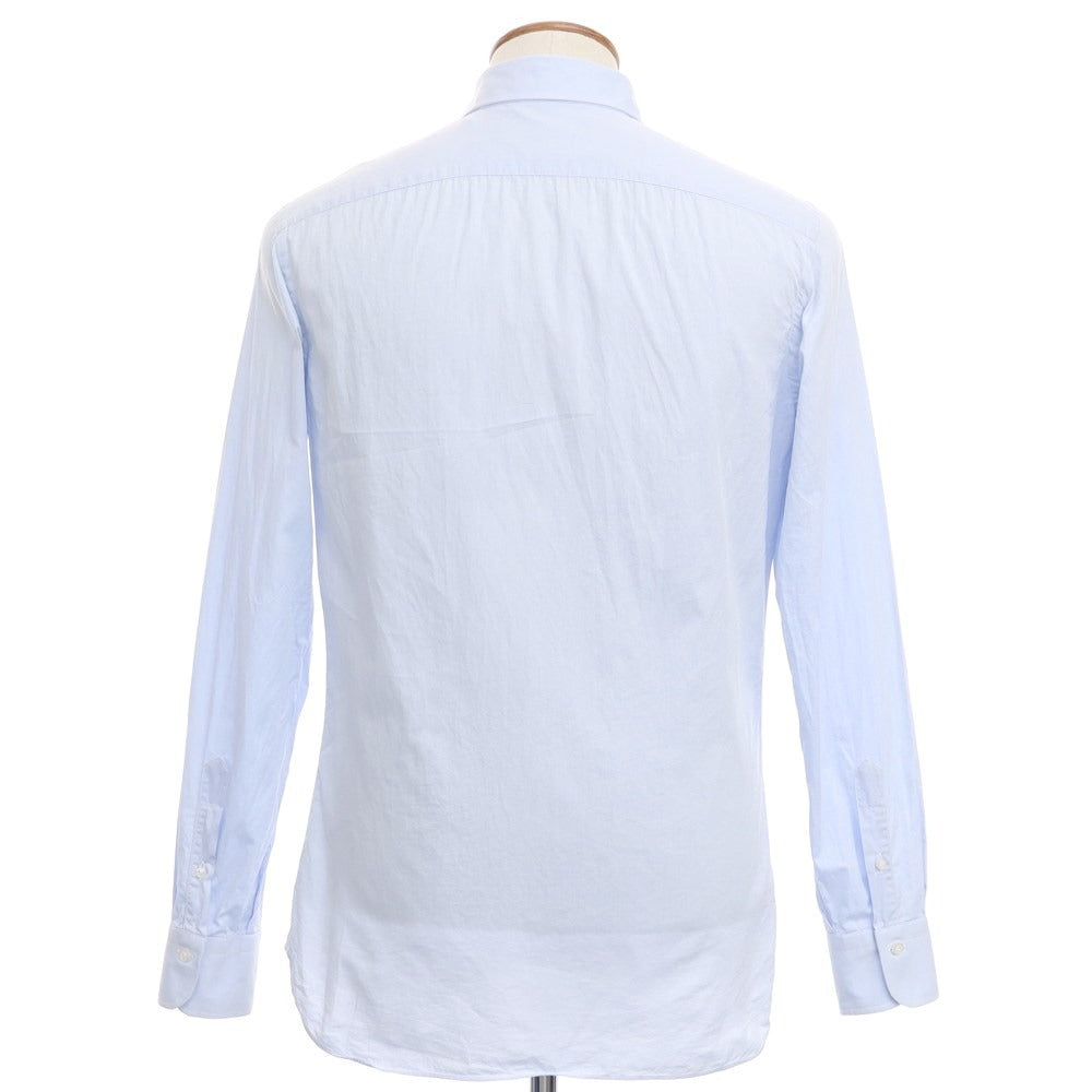 [Used] BORRIELLO Twill Cotton Wide Collar Dress Shirt Light Blue [Size 39] [BLU] [S/S/A/W] [Condition Rank B] ​​[Men&