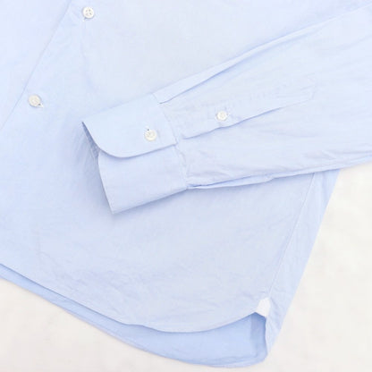 [Used] BORRIELLO Twill Cotton Wide Collar Dress Shirt Light Blue [Size 39] [BLU] [S/S/A/W] [Condition Rank B] ​​[Men&