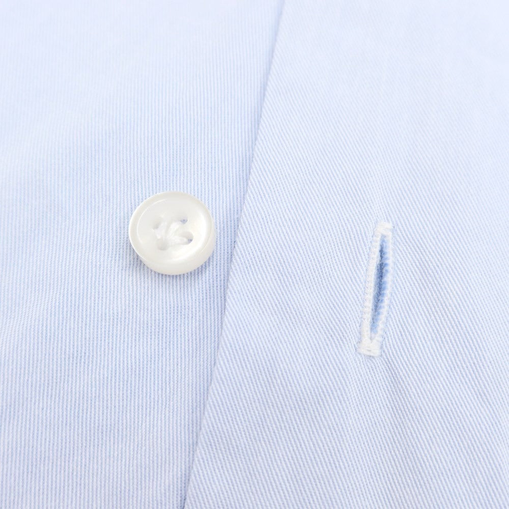 [Used] BORRIELLO Twill Cotton Wide Collar Dress Shirt Light Blue [Size 39] [BLU] [S/S/A/W] [Condition Rank B] ​​[Men&