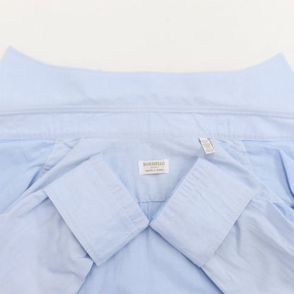 [Used] BORRIELLO Twill Cotton Wide Collar Dress Shirt Light Blue [Size 39] [BLU] [S/S/A/W] [Condition Rank B] ​​[Men&