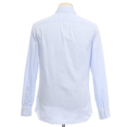 [Used] BORRIELLO Twill Cotton Wide Collar Dress Shirt Light Blue [Size 38] [BLU] [S/S/A/W] [Condition Rank B] ​​[Men&