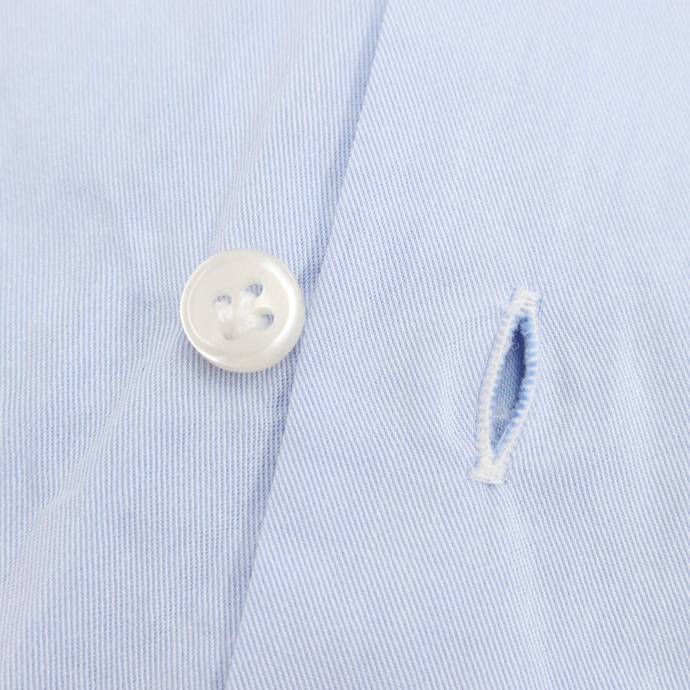 [Used] BORRIELLO Twill Cotton Wide Collar Dress Shirt Light Blue [Size 38] [BLU] [S/S/A/W] [Condition Rank B] ​​[Men&