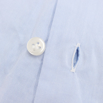 [Used] BORRIELLO Twill Cotton Wide Collar Dress Shirt Light Blue [Size 38] [BLU] [S/S/A/W] [Condition Rank B] ​​[Men&