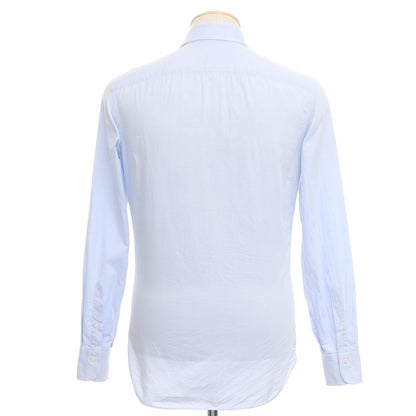 [Used] BORRIELLO Twill Cotton Wide Collar Dress Shirt Light Blue [Size 36] [BLU] [S/S/A/W] [Condition Rank B] ​​[Men&