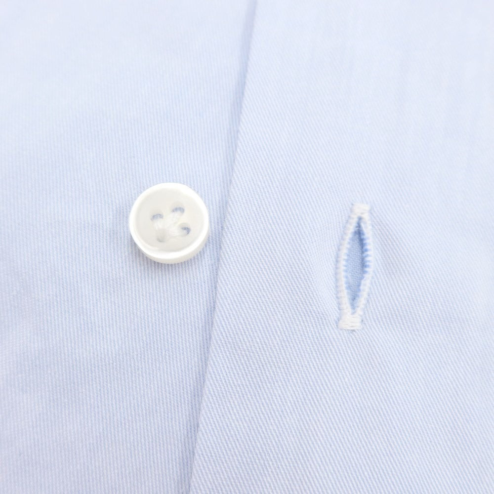 [Used] BORRIELLO Twill Cotton Wide Collar Dress Shirt Light Blue [Size 36] [BLU] [S/S/A/W] [Condition Rank B] ​​[Men&
