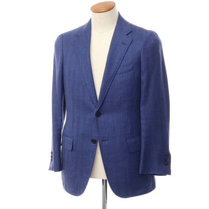 [Used] Makers Shirt Kamakura Wool Silk Linen 2B Tailored Jacket Light Navy [Size 46] [NVY] [S/S] [Condition Rank B] ​​[Men&