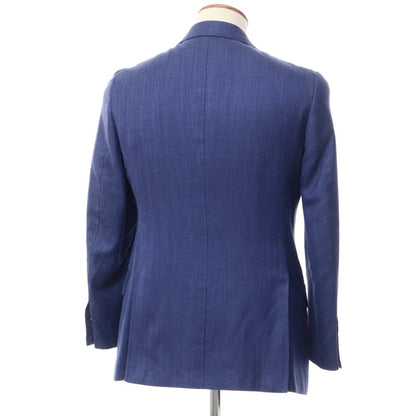[Used] Makers Shirt Kamakura Wool Silk Linen 2B Tailored Jacket Light Navy [Size 46] [NVY] [S/S] [Condition Rank B] ​​[Men&