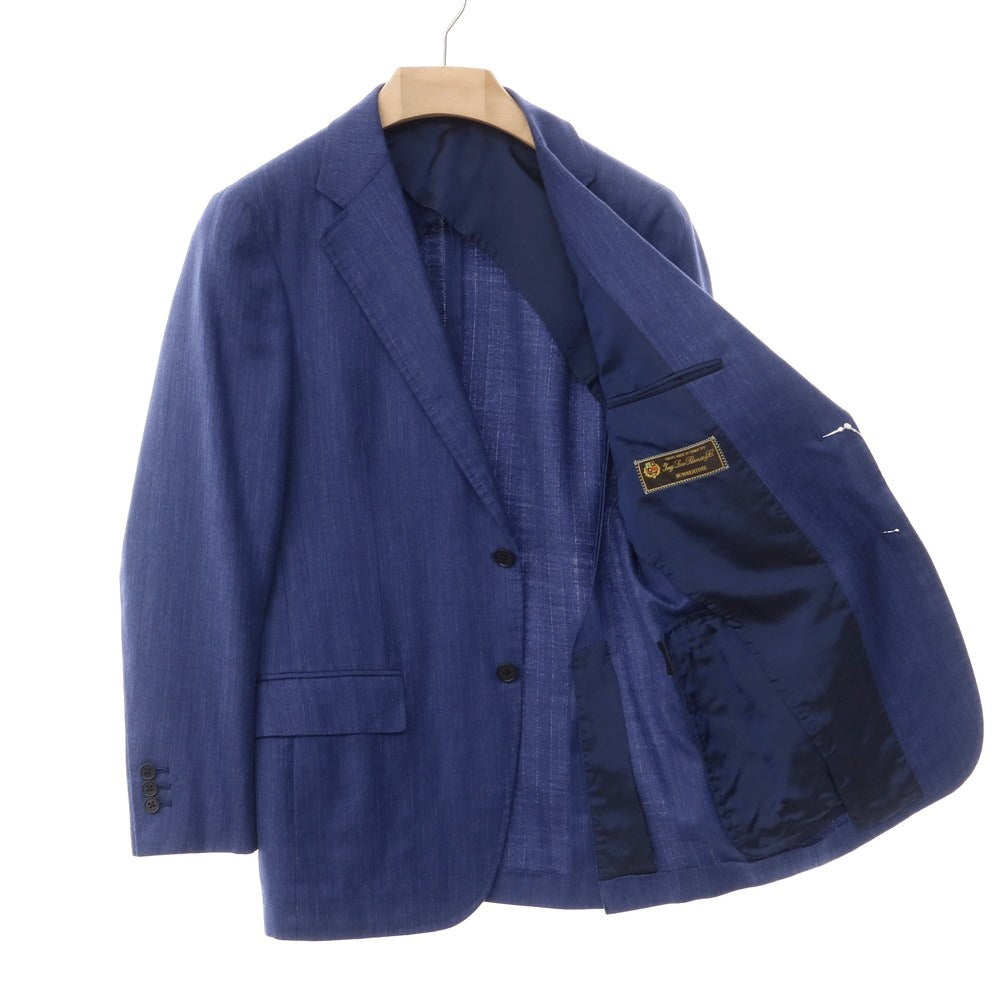 [Used] Makers Shirt Kamakura Wool Silk Linen 2B Tailored Jacket Light Navy [Size 46] [NVY] [S/S] [Condition Rank B] ​​[Men&