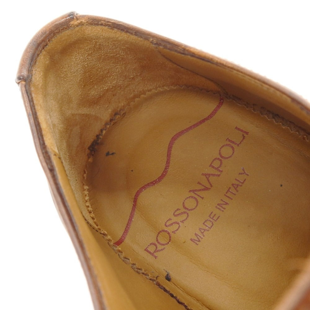 【中古】ロッソナポリ ROSSO NAPOLI ダブルモンクストラップ ドレスシューズ ブラウン【サイズ40】【BRW】【S/S/A/W】【状態ランクC】【メンズ】【769168】