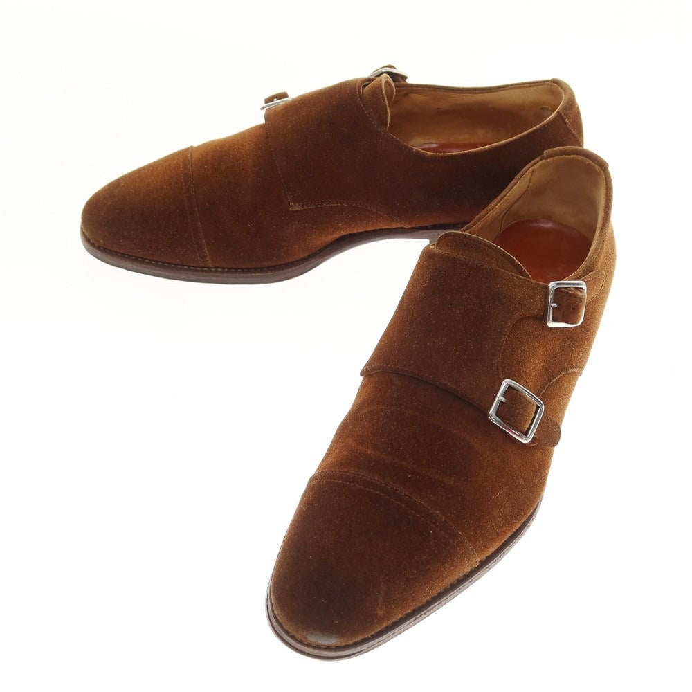 【中古】メルミン MEERMIN スエード ダブルモンク ドレスシューズ ブラウン【サイズ6 1/2】【BRW】【S/S/A/W】【状態ランクC】【メンズ】【769168】
[EPD]